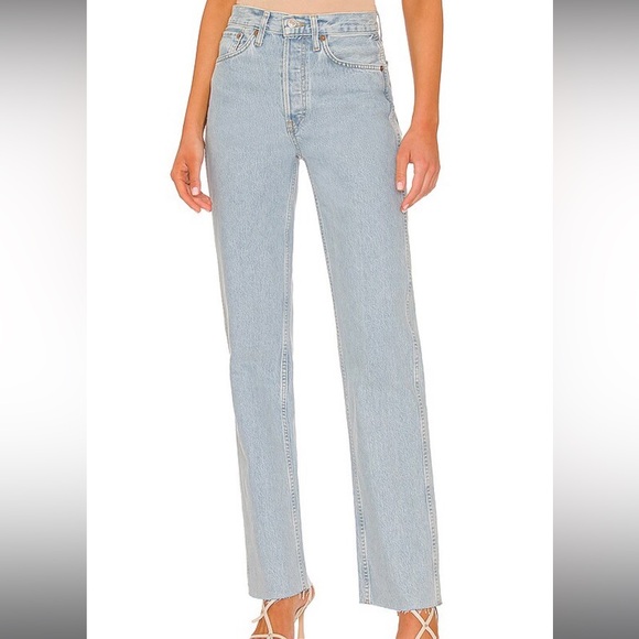 Re/Done Originals 90s High Rise Loose in Naf - Picture 2 of 8